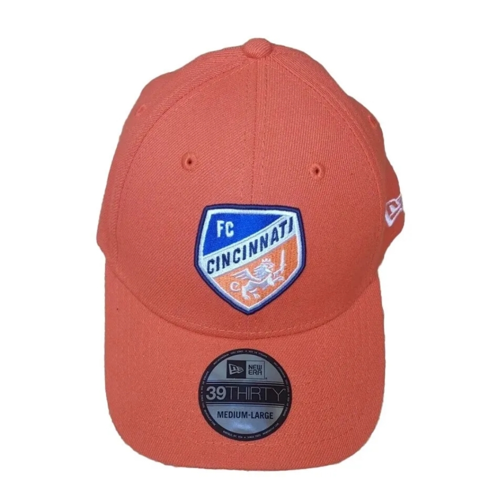 Cincinnati FC Canvas Hat Cap Soccer Sports Orange New Era Rally House Adult Med